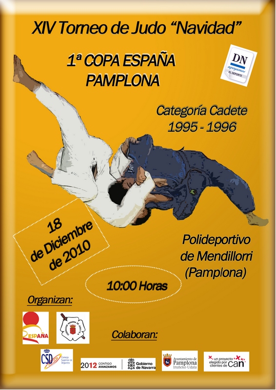 XIV Torneo Internacional de Judo &quot;Navidad&quot;, I Copa de Espa&ntilde;a de Pamplona.